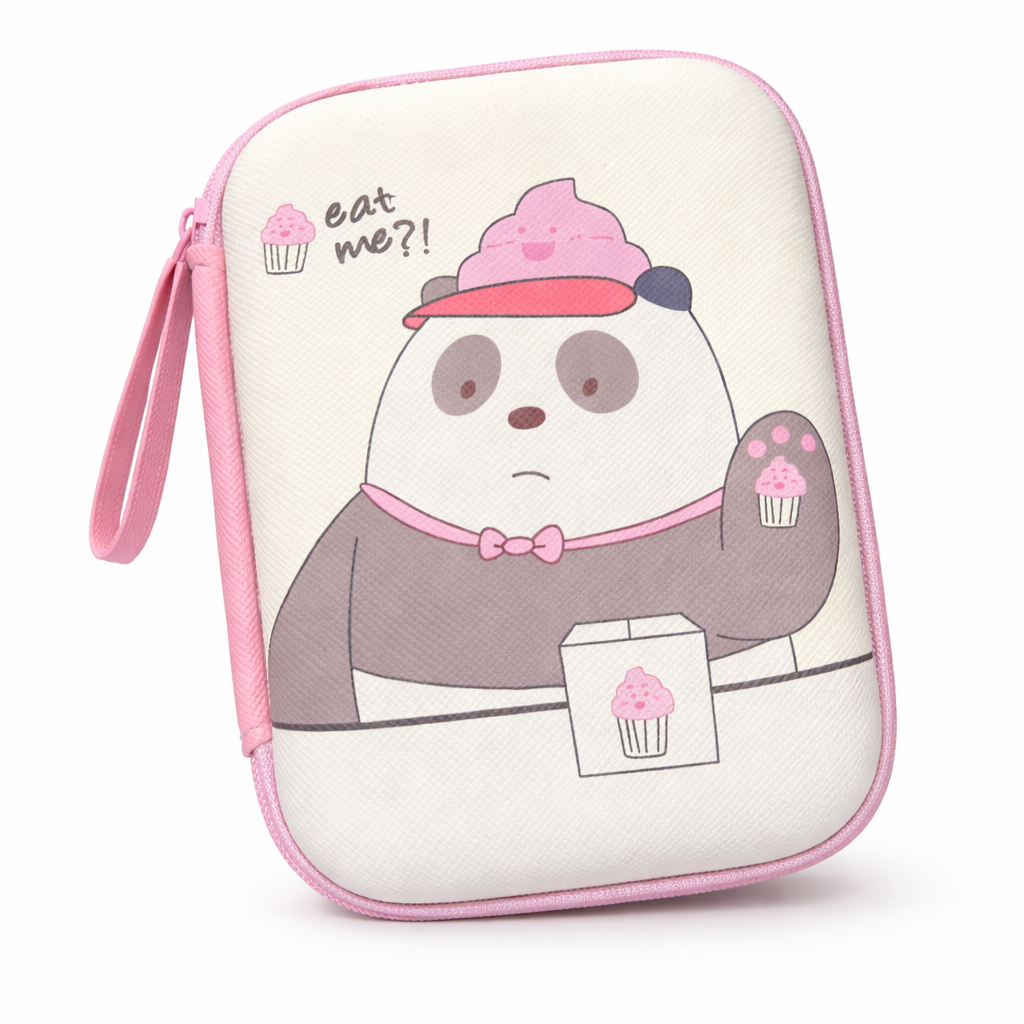 Estuche Temático Panda – Organizador Kawaii Multiuso Mediano