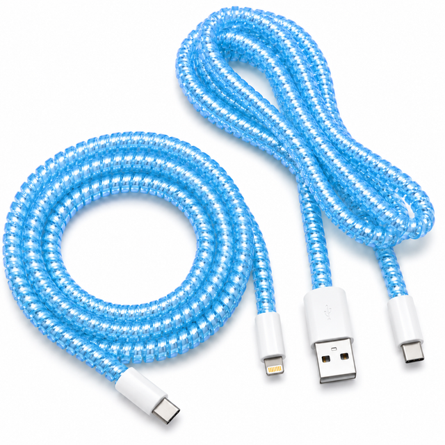 Cable Wrap Azules - Protector para Cables