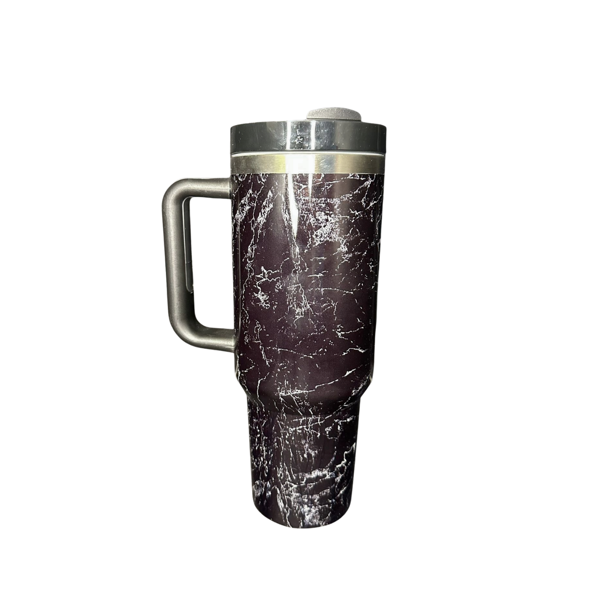 Vaso Térmico de Acero Inoxidable Marmol Style Doble Tapa – Doble Pared 40oz