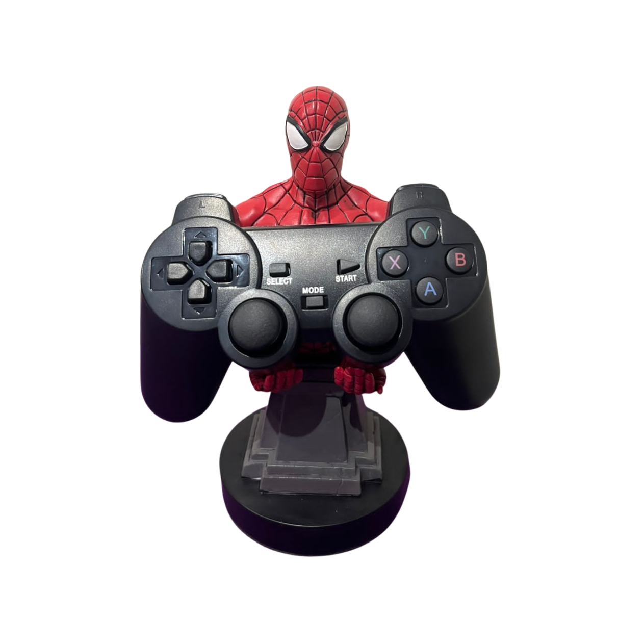 Soporte para Celular y Control Figura Coleccionable Spiderman (20–23cm) – Organizador de Escritorio Gamer y Geek