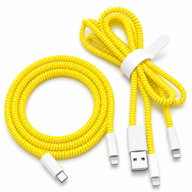 Cable Wrap Amarillos- Protector para Cables