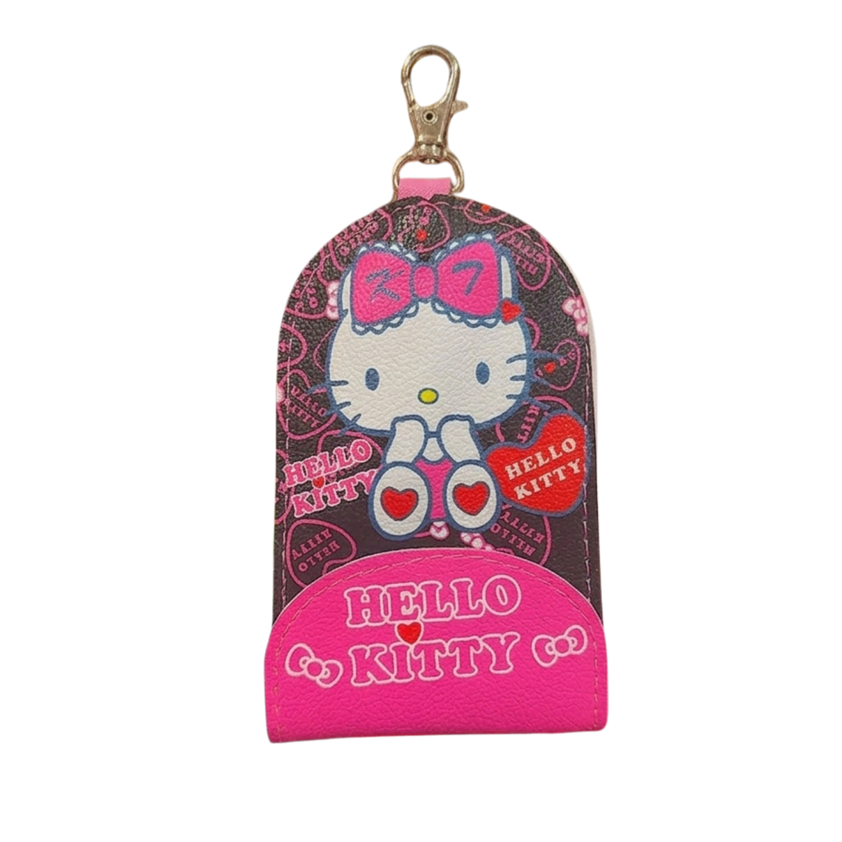 Porta Llaves Hello Kitty Retráctil