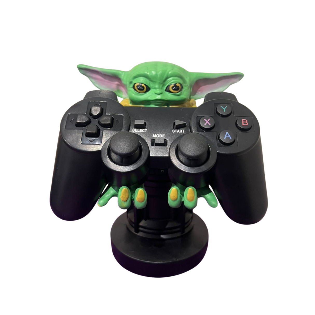 Soporte para Celular y Control Figura Coleccionable Yoda (20–23cm) – Organizador de Escritorio Gamer y Geek
