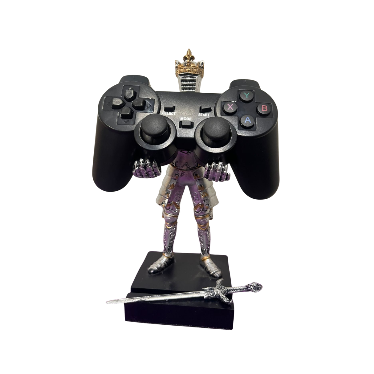 Soporte para Celular y Control Figura Coleccionable Soldado (20–23cm) – Organizador de Escritorio Gamer y Geek