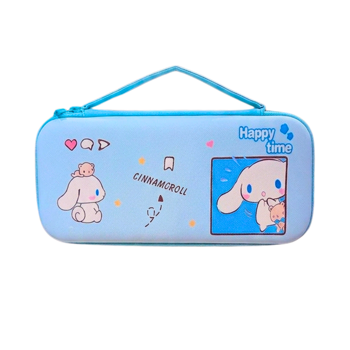 Estuche Cinnamoroll para Nintendo Switch, OLED y Switch Lite – Protector Rígido Antigolpes con Espacio para Juegos (26 x 12 x 4.9 cm)
