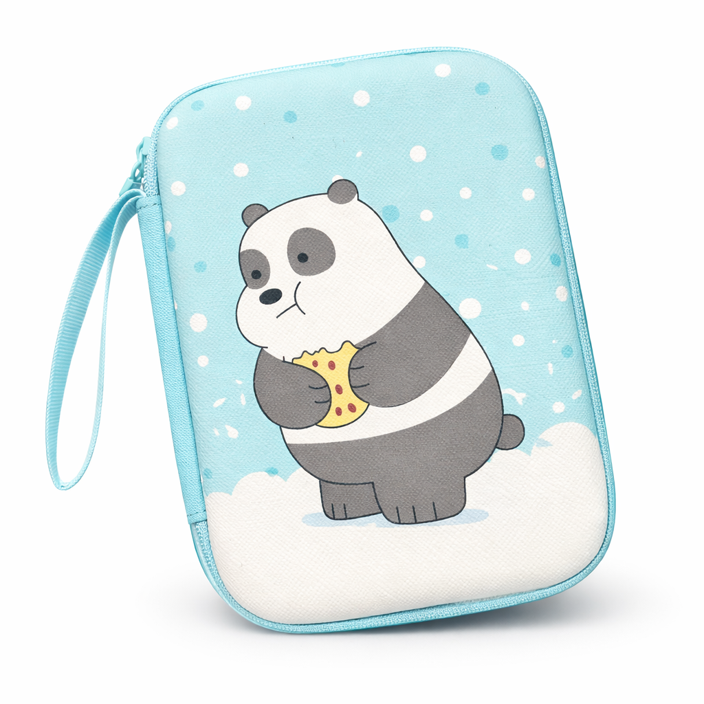 Estuche Temático Panda – Organizador Kawaii Multiuso Mediano