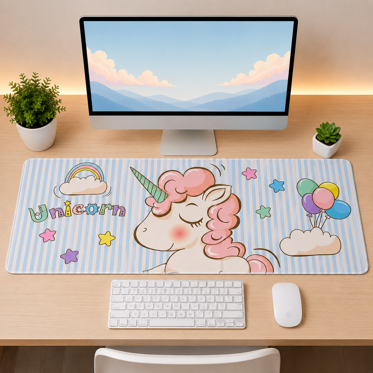 Mousepad de Escritorio Unicornio