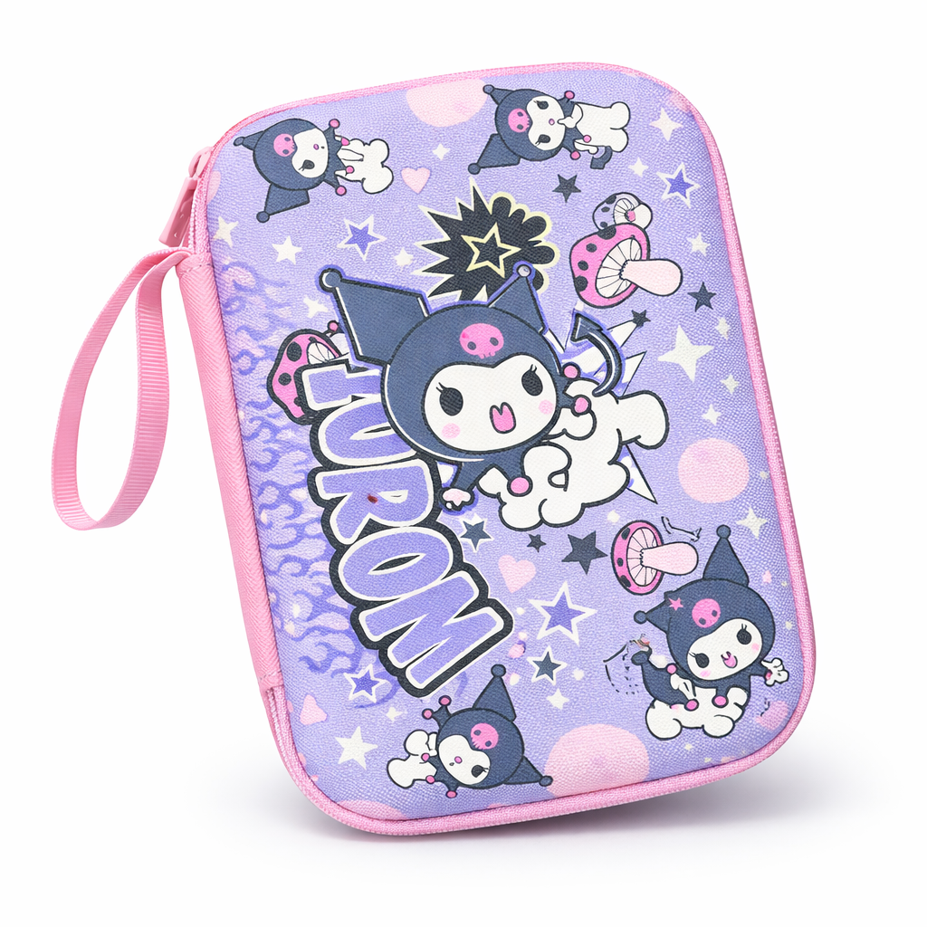 Estuche Temático Kuromi – Organizador Kawaii Multiuso Mediano