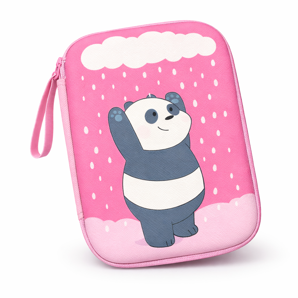 Estuche Temático Panda – Organizador Kawaii Multiuso Mediano
