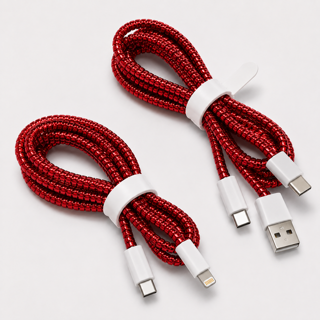 Cable Wrap Rojos - Protector para Cables