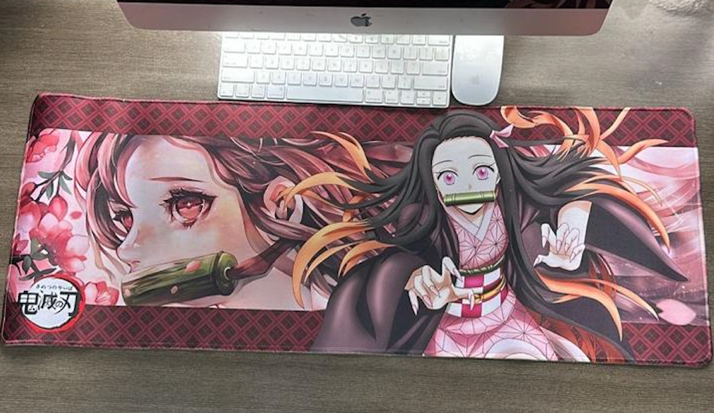 Mousepad Temático Alfombrilla PC Anime Demon Slayer – Tamaño XL