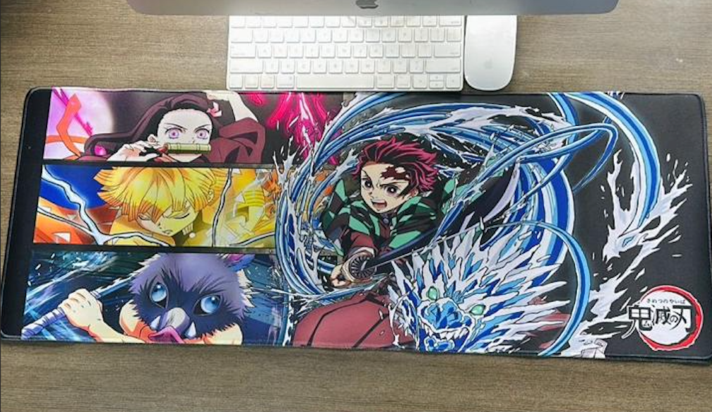 Mousepad Temático Alfombrilla PC Anime Demon Slayer – Tamaño XL