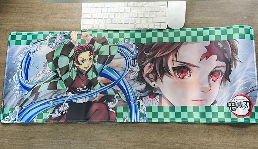 Mousepad Temático Alfombrilla PC Anime Demon Slayer – Tamaño XL