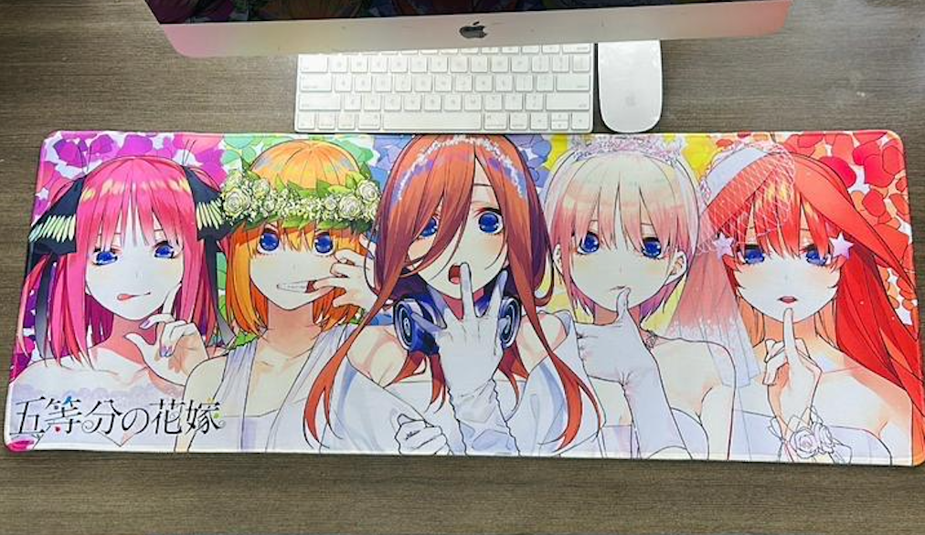Mousepad Temático Alfombrilla PC Anime The Quintessential Quintuplets – Tamaño XL