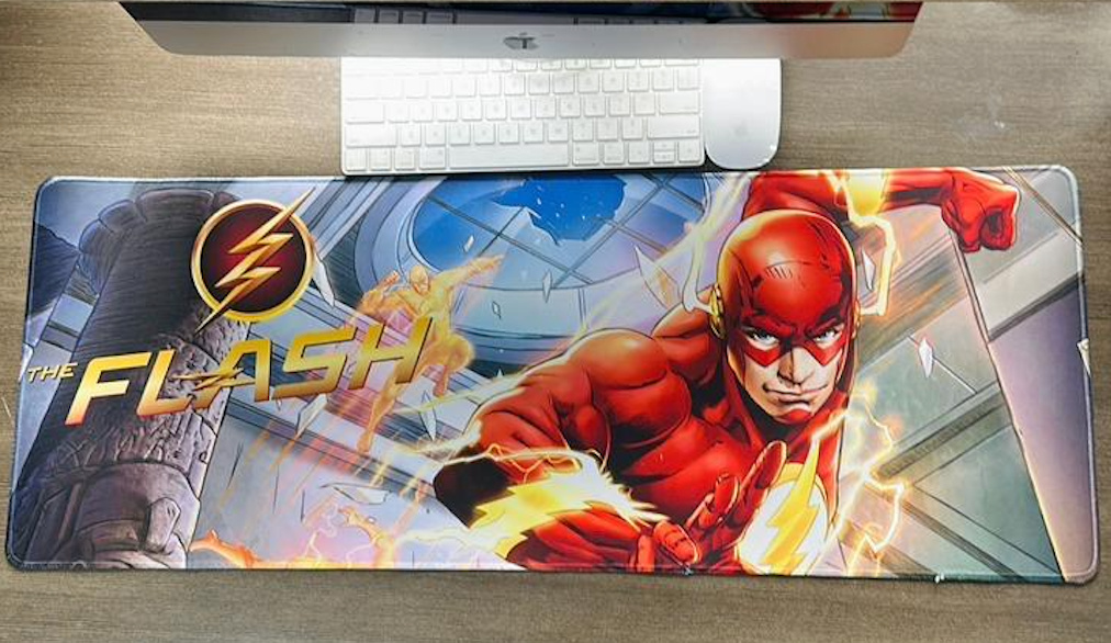 Mousepad Temático Alfombrilla PC- Superhéroes- Flash– Tamaño XL