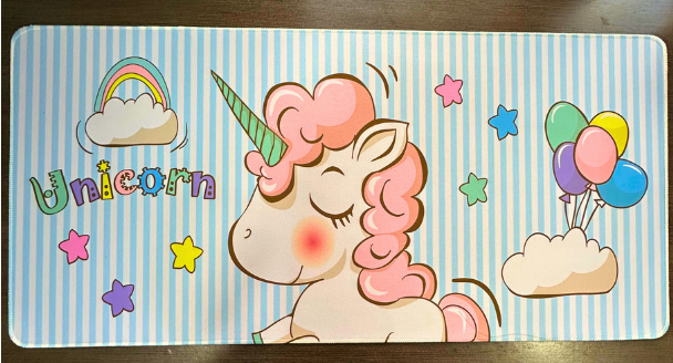 Mousepad Temático Alfombrilla PC-Kawaii-Unicornios – Tamaño XL