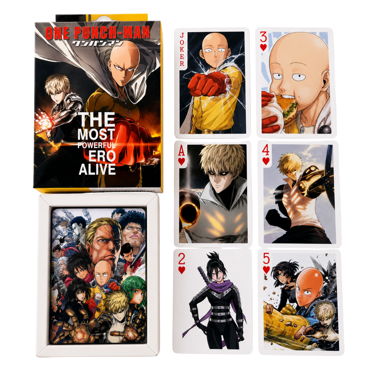 Naipes de One Punch Man