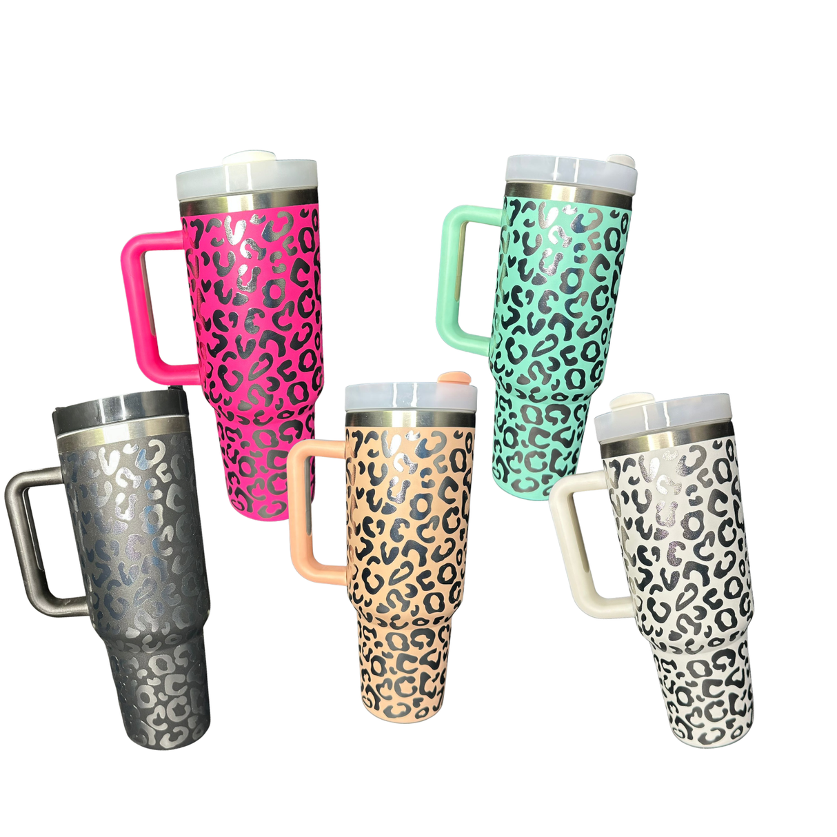 Vaso Térmico de Acero Inoxidable Animal Print Doble Tapa – Doble Pared 40oz