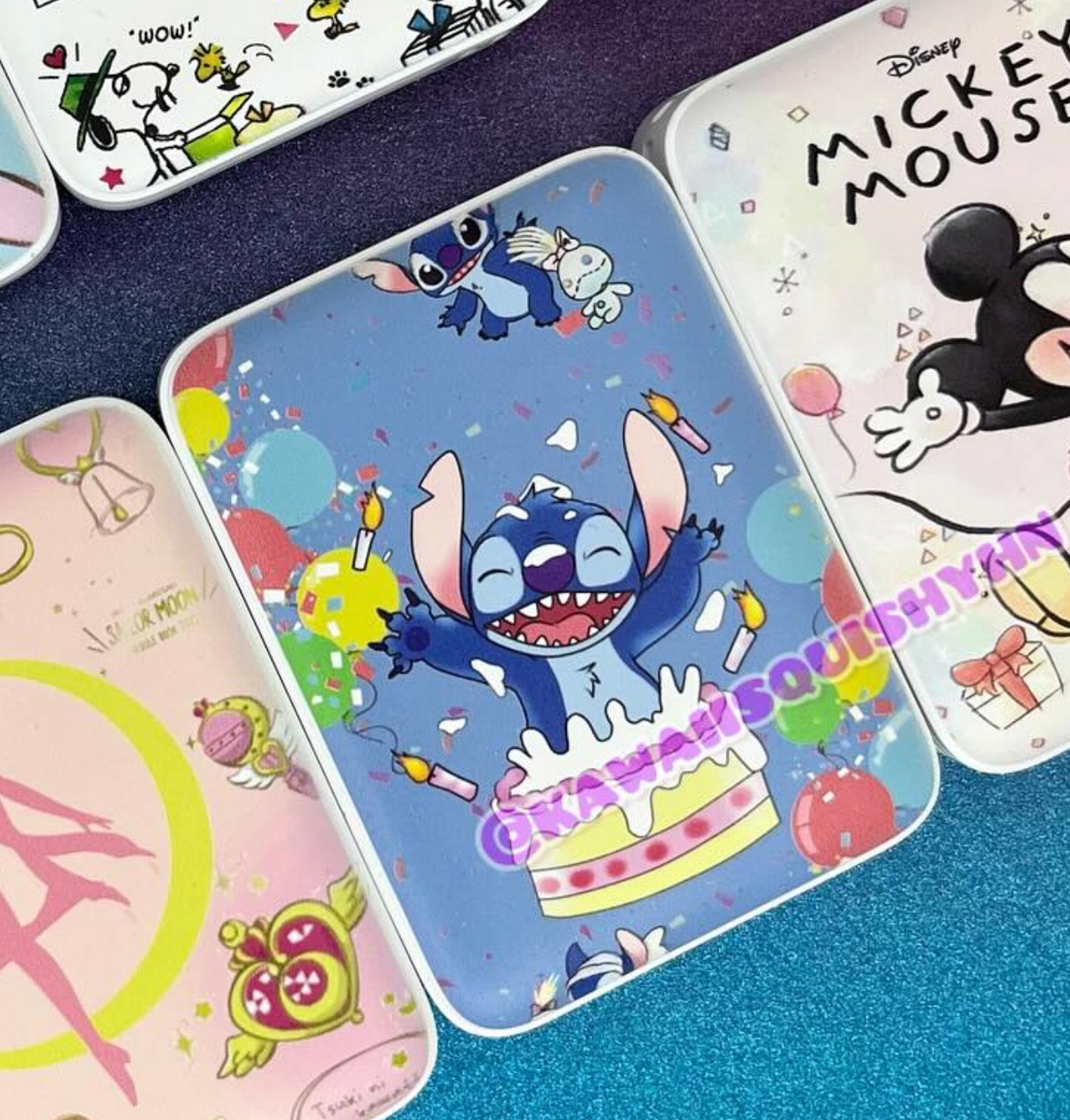 Power Bank Temático Stitch – Cargador Portátil 10,000 mAH, USB/Tipo-C
