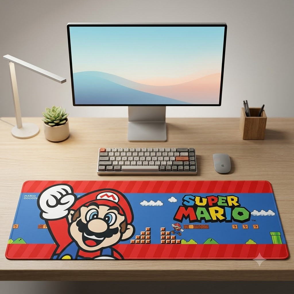 Mousepad de Escritorio Mario Bros
