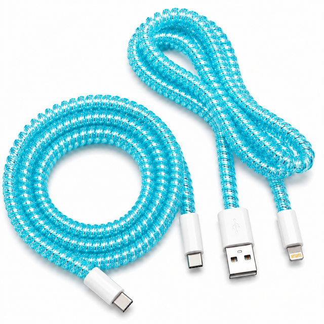 Cable Wrap Azules - Protector para Cables