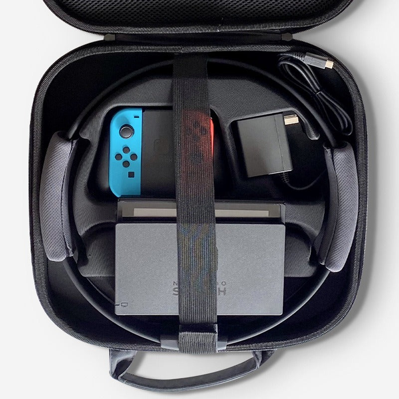 Estuche Cuadrado Minnie para Nintendo Switch – Protector Rígido con Compartimentos para Consola, Joy-Con, Cargador y Accesorios