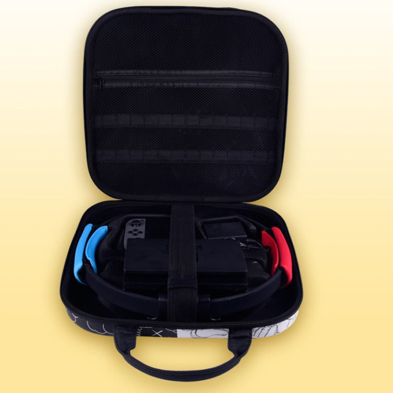 Estuche Cuadrado Minnie para Nintendo Switch – Protector Rígido con Compartimentos para Consola, Joy-Con, Cargador y Accesorios