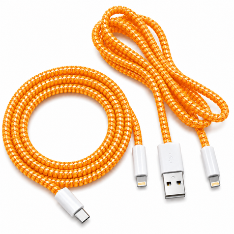 Cable Wrap Naranja- Protector para Cables