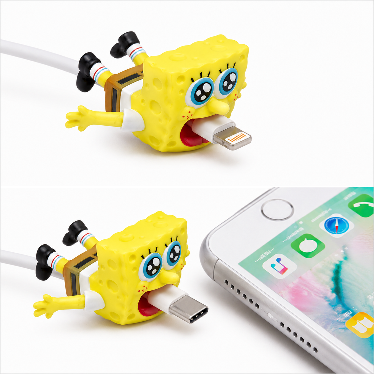 Cable Bite Bob Esponja – Protector para Cables