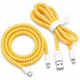 Cable Wrap Amarillos- Protector para Cables