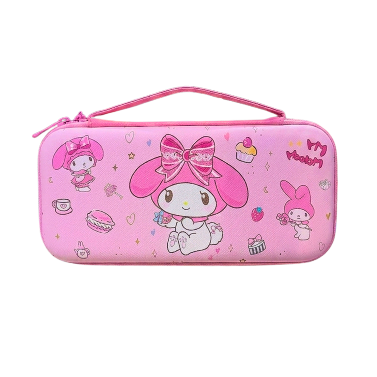 Estuche My Melody para Nintendo Switch, OLED y Switch Lite – Protector Rígido Antigolpes con Espacio para Juegos (26 x 12 x 4.9 cm)