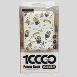 Power Bank Temático Minions– Cargador Portátil 10,000 mAH, USB/Tipo-C