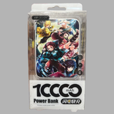 Power Bank Temático Demon Slayer – Cargador Portátil 10,000 mAH, USB/Tipo-C