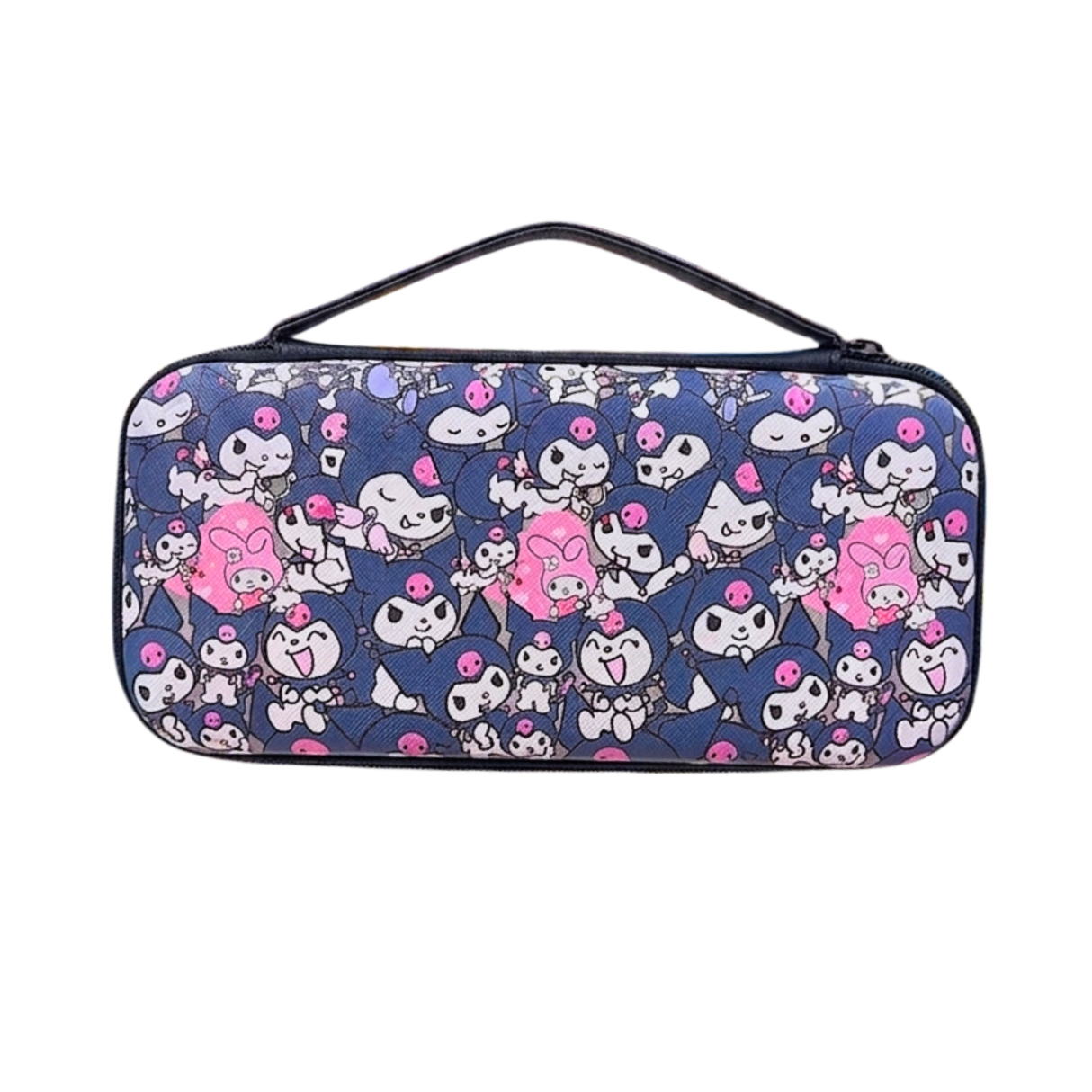 Estuche Kuromi para Nintendo Switch, OLED y Switch Lite – Protector Rígido Antigolpes con Espacio para Juegos (26 x 12 x 4.9 cm)