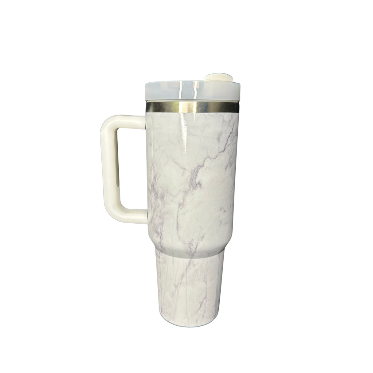 Vaso Térmico de Acero Inoxidable Marmol Style Doble Tapa – Doble Pared 40oz