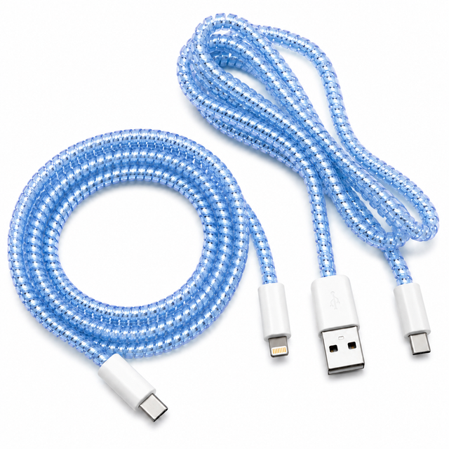 Cable Wrap Azules - Protector para Cables