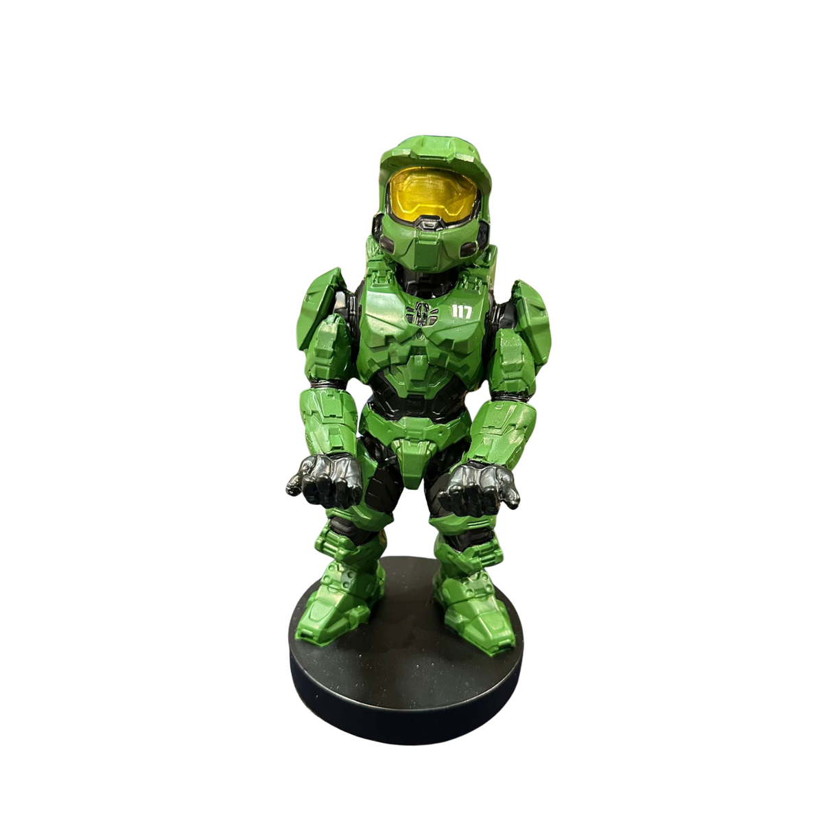 Soporte para Celular y Control Figura Coleccionable Master Chief (20–23cm) – Organizador de Escritorio Gamer y Geek