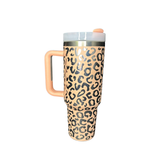 Vaso Térmico de Acero Inoxidable Animal Print Doble Tapa – Doble Pared 40oz