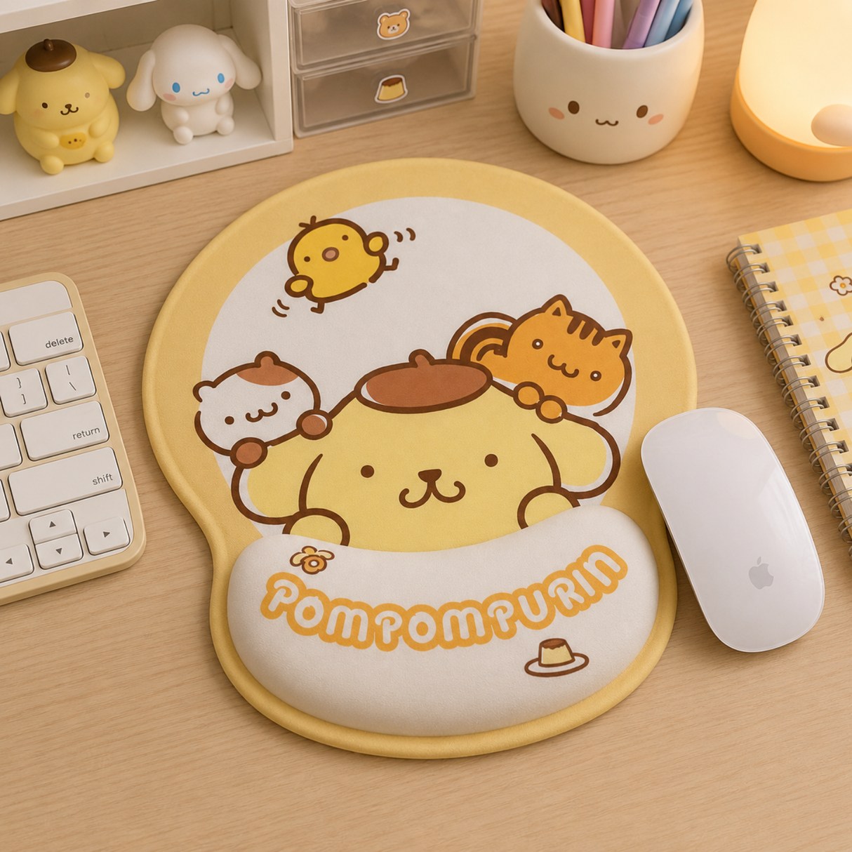 Mouse Pad Pompompurin con Almohadilla