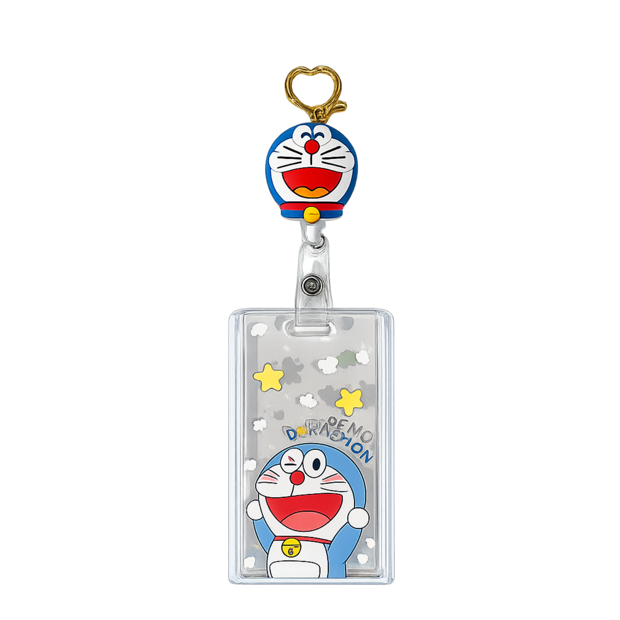 Portacarnet Transparente Doraemon