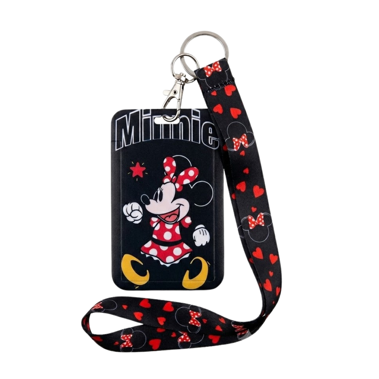 Portacarnet con Lanyard Minnie Mouse