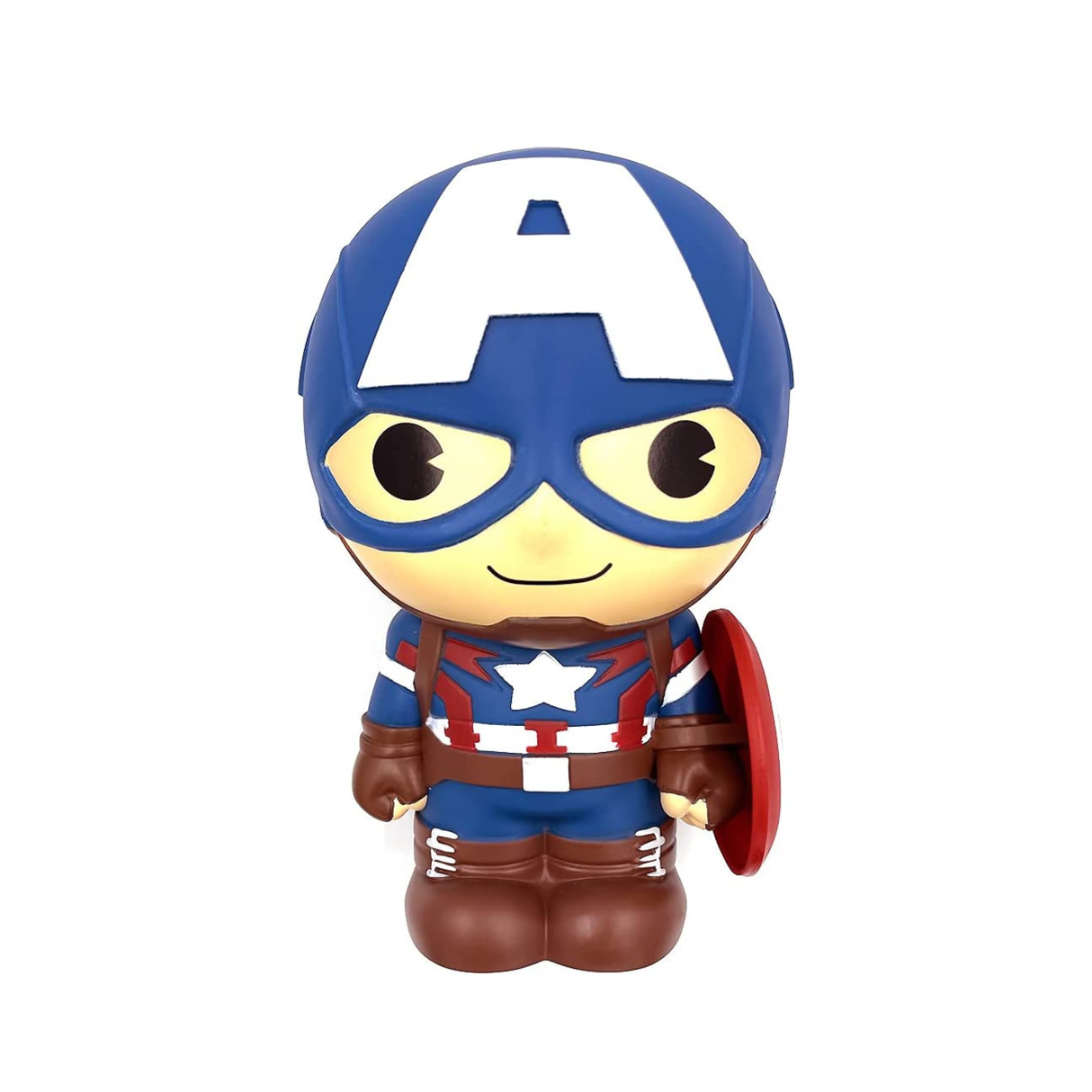 Alcancía de Capitan America – Figura Super Héroe Decorativa para Ahorrar (9”)