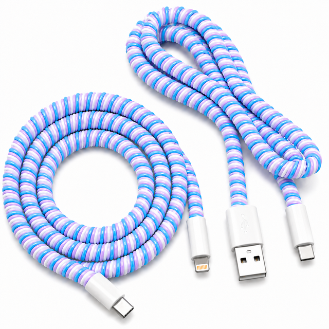 Cable Wrap Azules - Protector para Cables