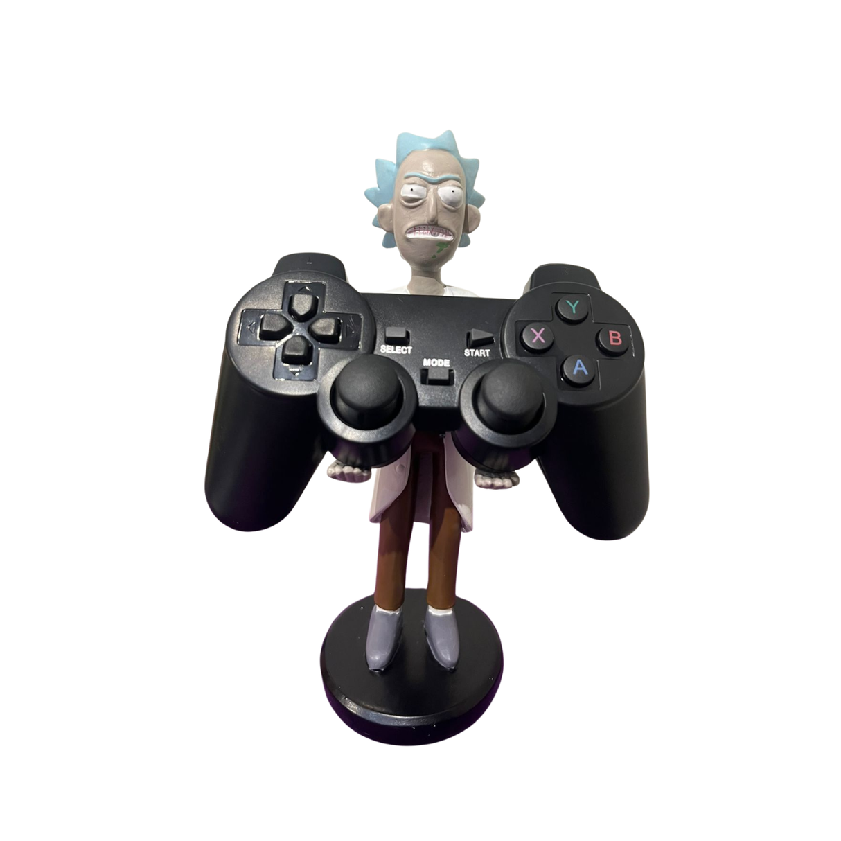 Soporte para Celular y Control Figura Coleccionable Rick and Morty (20–23cm) – Organizador de Escritorio Gamer y Geek
