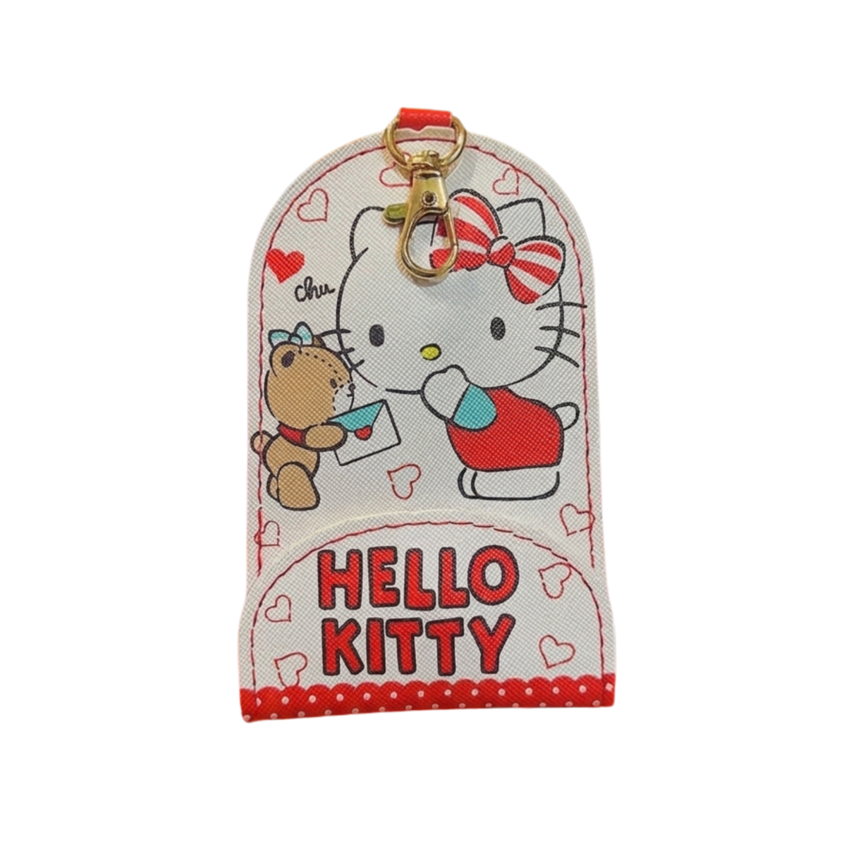 Porta Llaves Hello Kitty Retráctil