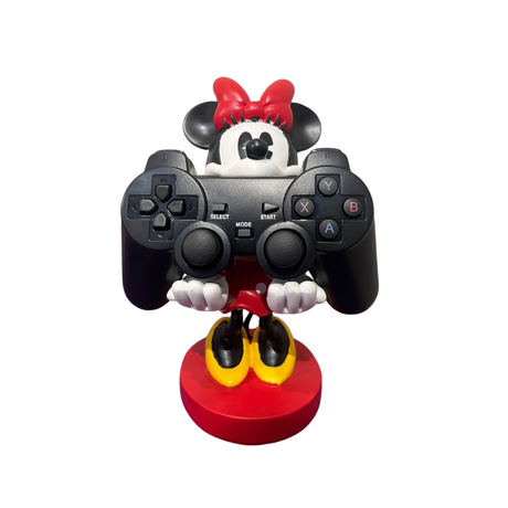 Soporte para Celular y Control Figura Coleccionable Minnie (20–23cm) – Organizador de Escritorio Gamer y Geek
