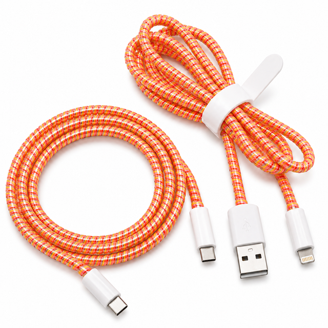 Cable Wrap Naranja- Protector para Cables