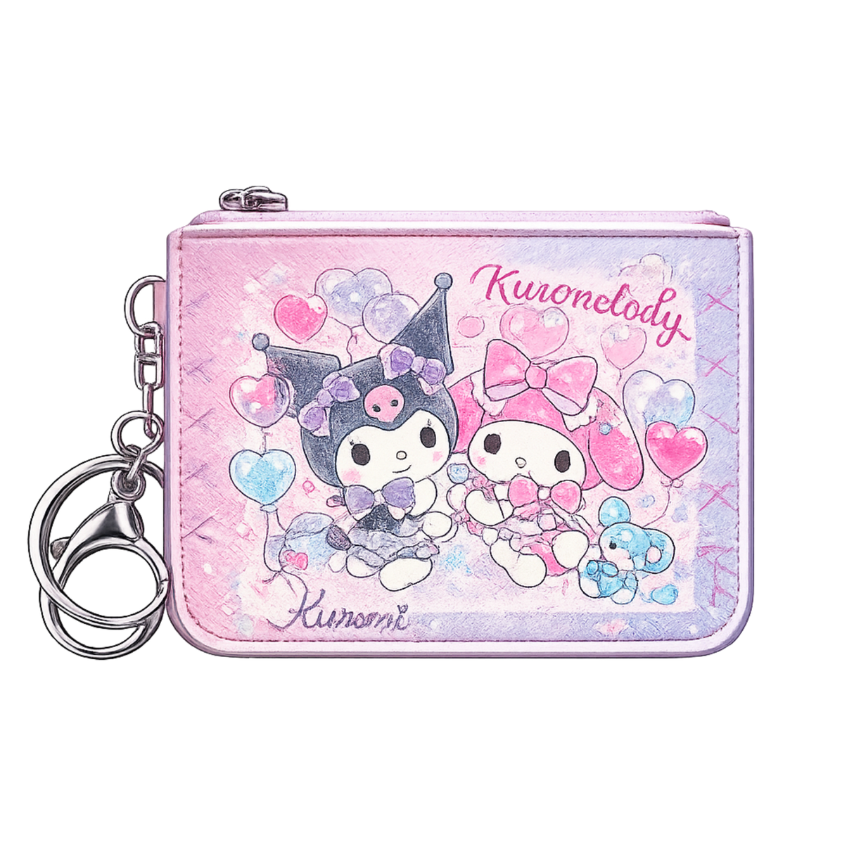 Mini Wallet Portacarnet Kuromi and My Melody