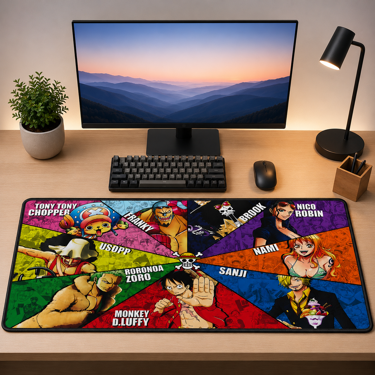Mousepad de Escritorio One Piece