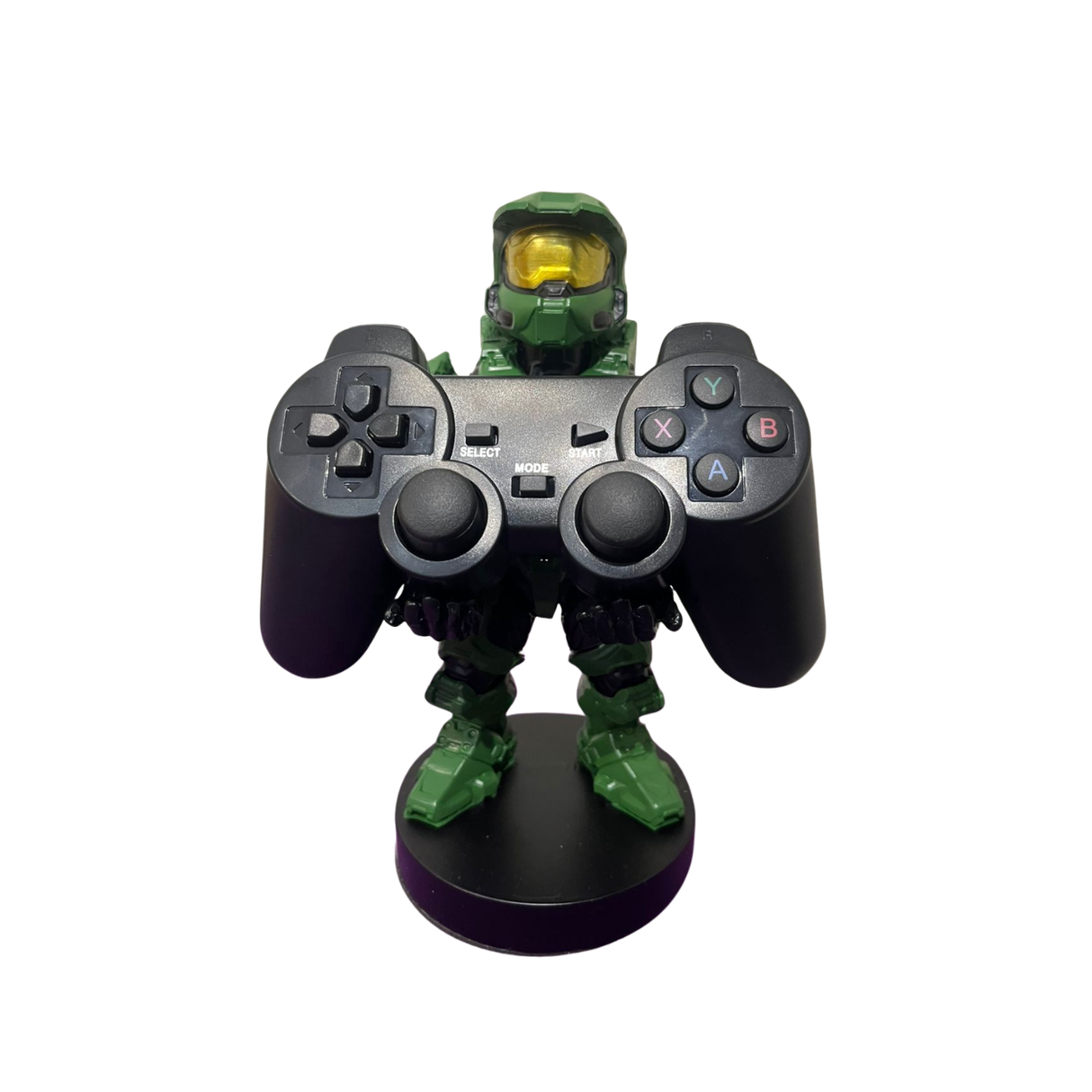 Soporte para Celular y Control Figura Coleccionable Master Chief (20–23cm) – Organizador de Escritorio Gamer y Geek